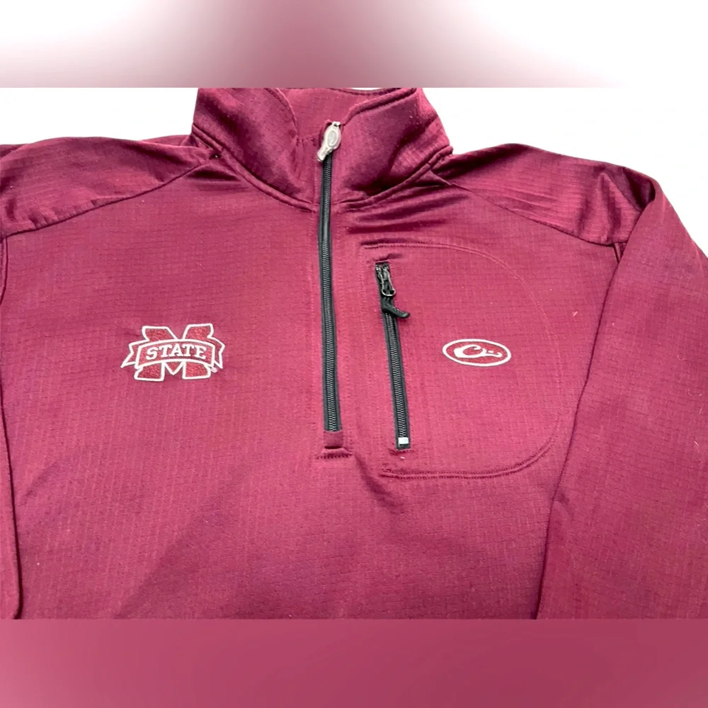 Mississippi State -Drake Waterfowl men’s XL Bulldogs 1/4 zip,jacket hunting